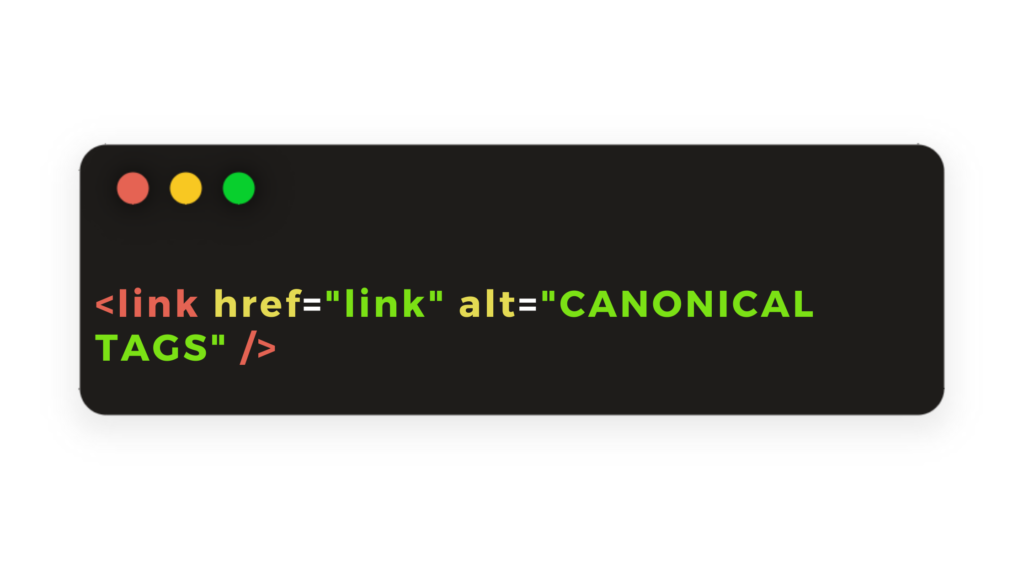 CANONICAL TAGS